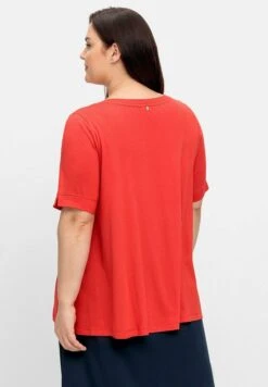 Sheego Camiseta Estampada - Rot -Sheego Ventas 5a29f251151f4b94ae895e4b5c521239
