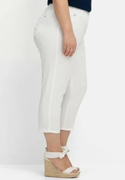 Sheego Schmale 7/8 - Pantalones - Weiß 9 Sheego Schmale 7/8 - Pantalones - Weiß -Sheego Ventas 5a49a66f5241426098496bc362e955d5