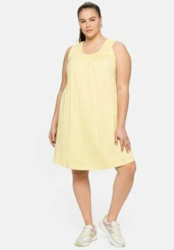 Sheego Vestido Ligero - Hellgelb