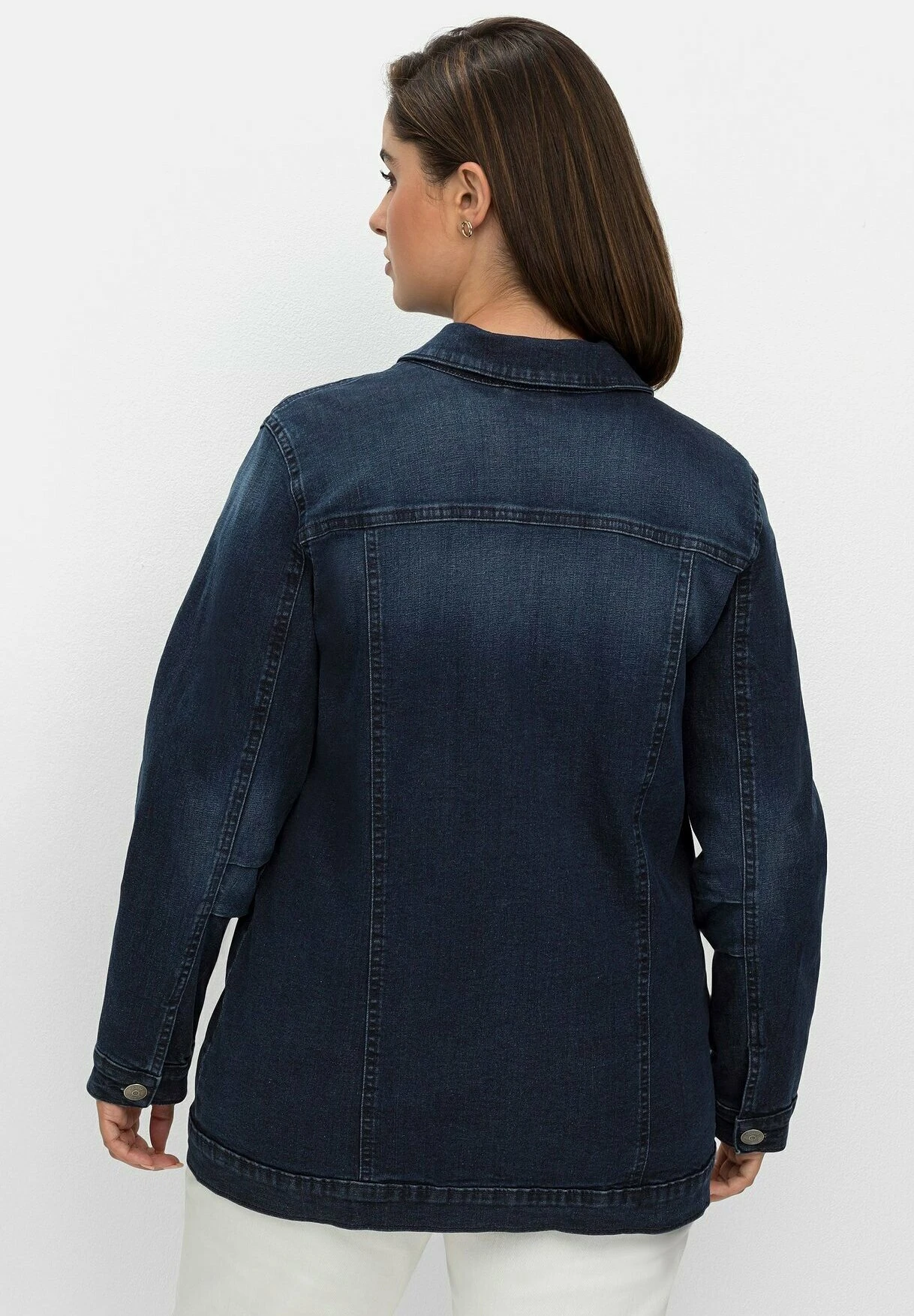 Sheego Chaqueta Vaquera - Dark Blue Denim 3 Sheego Chaqueta Vaquera - Dark Blue Denim - Imagen 3
