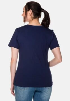 Sheego Camiseta Básica - Marine 6 Sheego Camiseta Básica - Marine -Sheego Ventas 61a7e0174f0b4d5b8b5ac3794f8aaf37