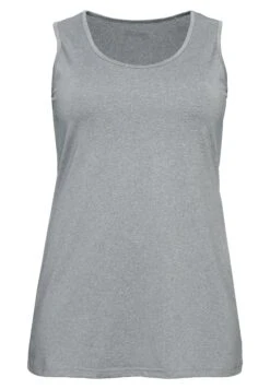 Sheego Top - Light Gray Mottled -Sheego Ventas 628541f1dee74455ae1226216eaf91b9