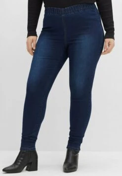 Sheego Jeggings - Dark Blue Denim