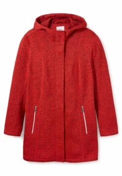 Sheego Chaqueta Fina - Mohnrot Meliert -Sheego Ventas 67748c01b3ea46c9bffdc903201269e2