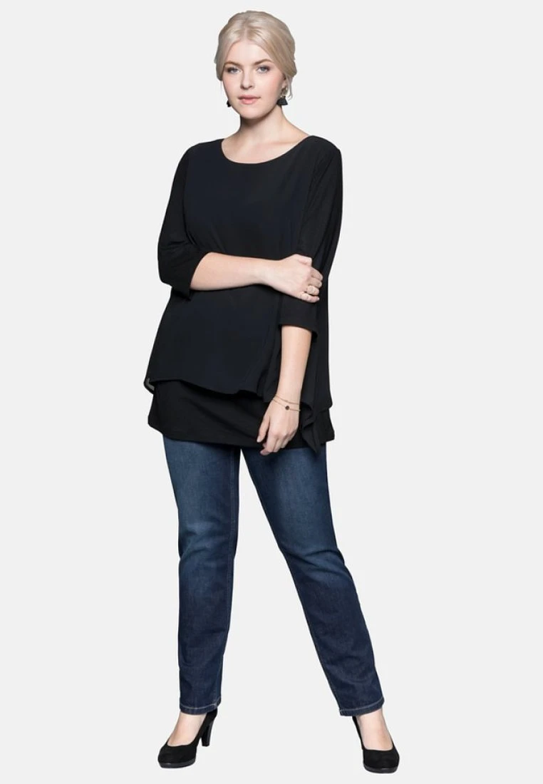 Sheego Blusa - Black 2 Sheego Blusa - Black - Imagen 2