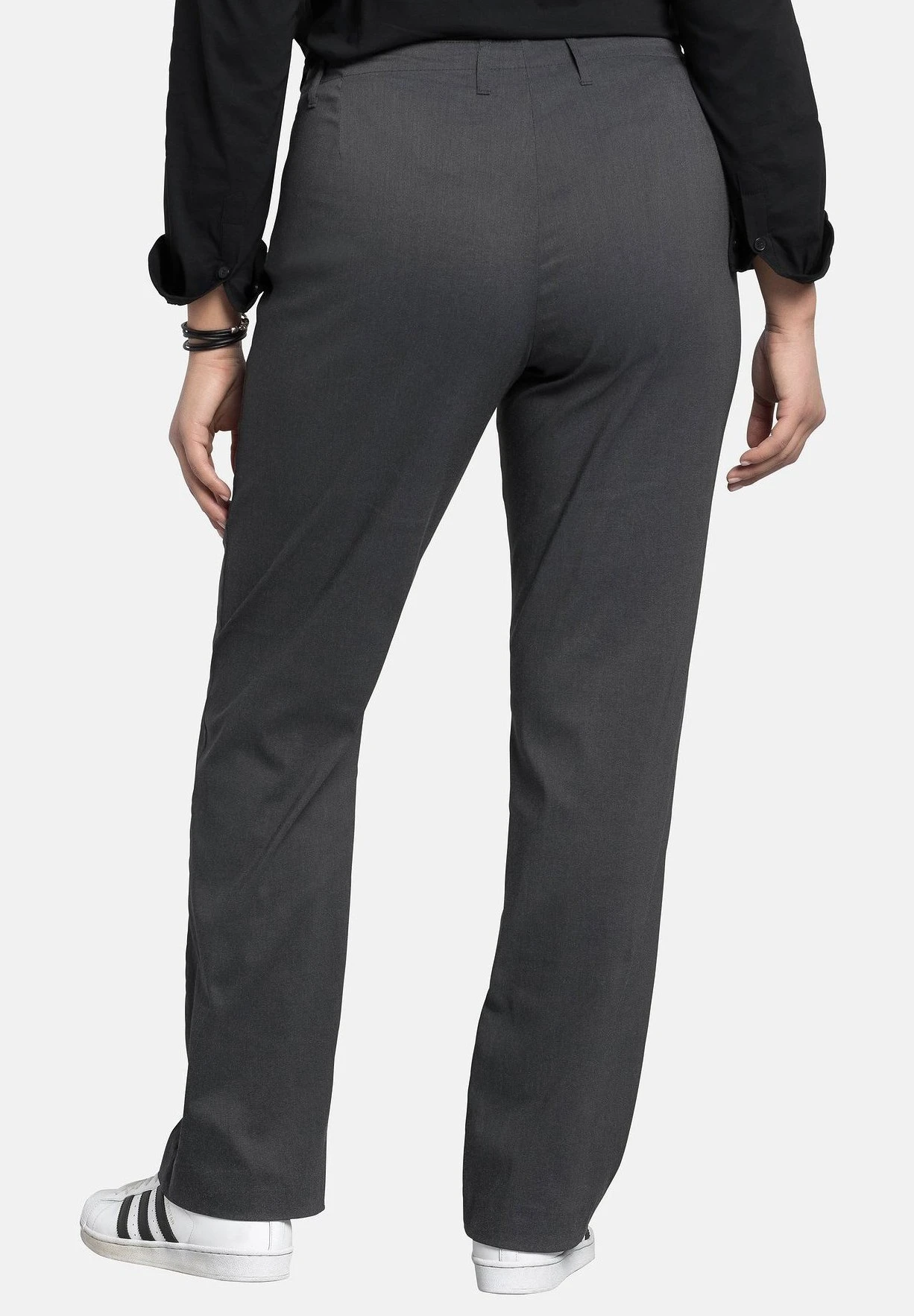 Sheego Bengalin - Pantalones - Heather Gray 3 Sheego Bengalin - Pantalones - Heather Gray - Imagen 3