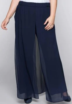 Sheego Pantalones - Marine