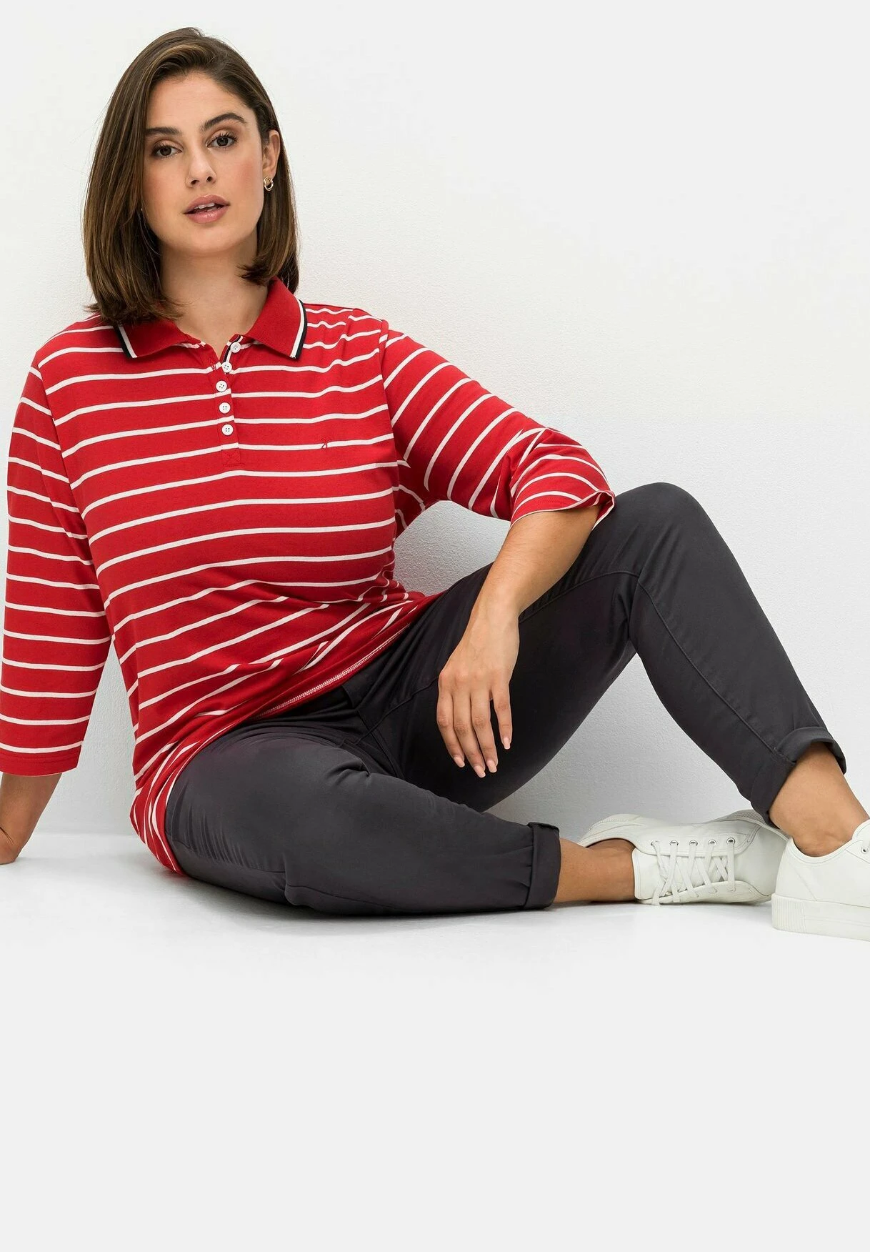 Sheego Twill - Pantalones - Dunkelgrau 5 Sheego Twill - Pantalones - Dunkelgrau - Imagen 5