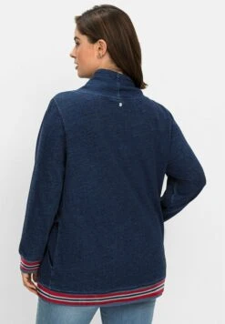 Sheego Sudadera - Dark Blue Denim -Sheego Ventas 6cce6794beb347608ae7ceee78f78032