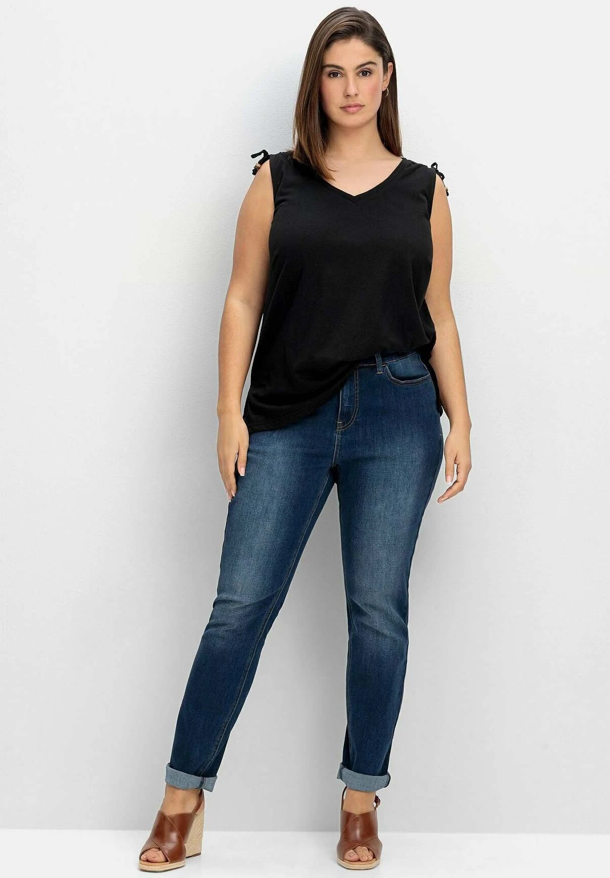 Sheego Top - Schwarz 2 Sheego Top - Schwarz - Imagen 2