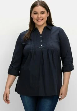 Sheego Blusa - Nachtblau