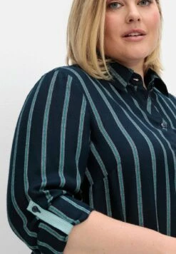 Sheego Camisa - Nachtblau Gestreift 8 Sheego Camisa - Nachtblau Gestreift -Sheego Ventas 708ed91efbf34d44b88b9b18f33fa4f6