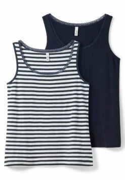 Sheego 2 Pack - Top - Marine/Indigo/Meliert Weiß 9 Sheego 2 Pack - Top - Marine/Indigo/Meliert Weiß -Sheego Ventas 730c3e74c499452d939bc68976f506bf