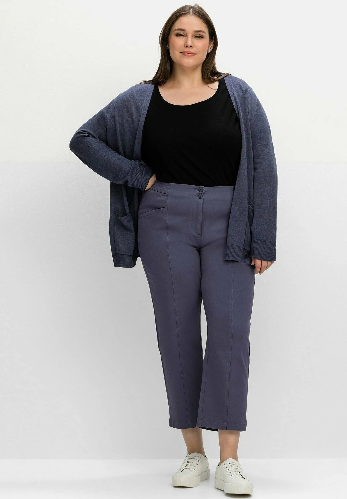 Sheego Twill - Pantalones - Indigo 1 Sheego Twill - Pantalones - Indigo