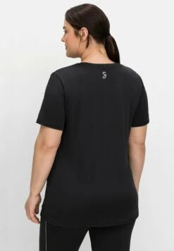 Sheego Camiseta Básica - Schwarz -Sheego Ventas 766e242eed5f47b893371727a976e35a