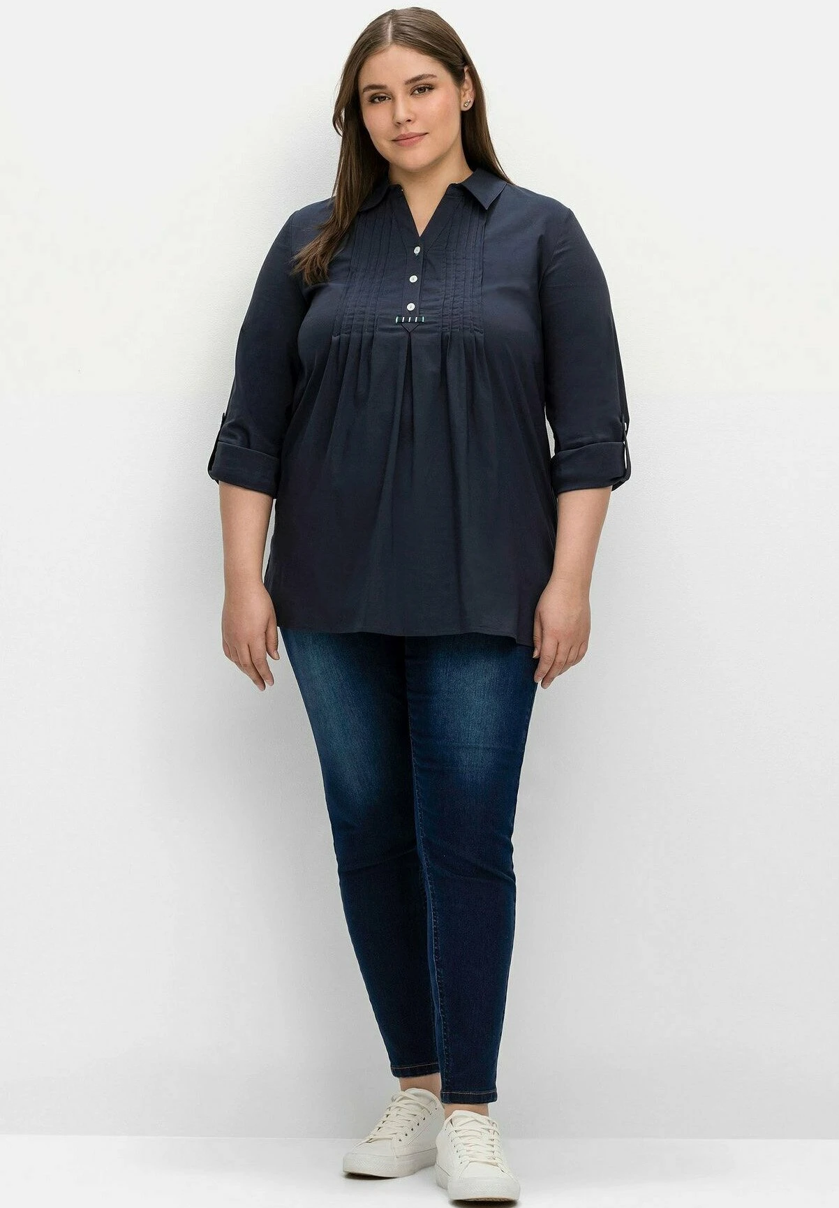 Sheego Blusa - Nachtblau 2 Sheego Blusa - Nachtblau - Imagen 2