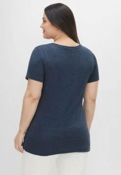 Sheego 2 Pack - Camiseta Básica - Marine/Indigo Meliert -Sheego Ventas 794e7f9722694d5ab628de18635bc122