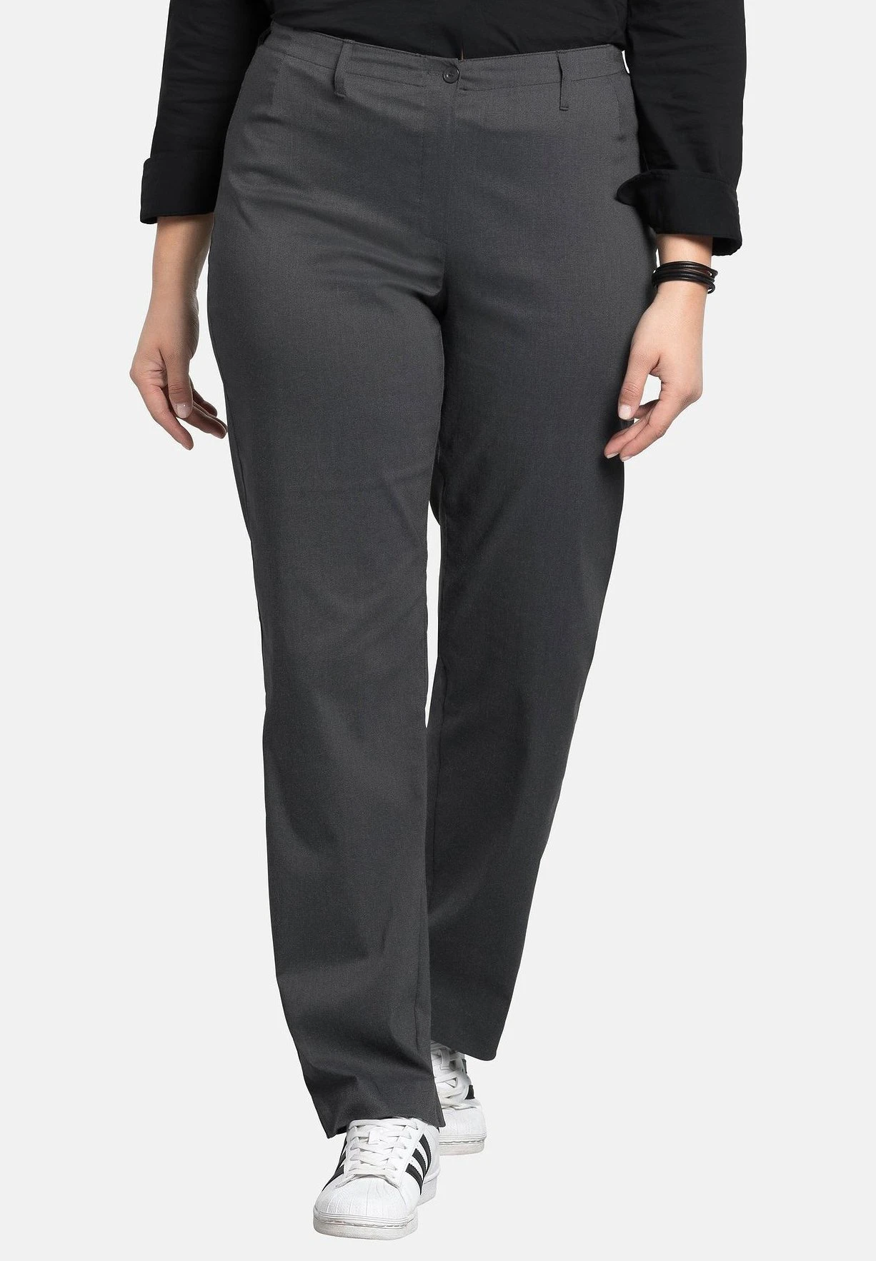Sheego Bengalin - Pantalones - Heather Gray 1 Sheego Bengalin - Pantalones - Heather Gray