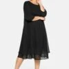 Sheego Vestido Informal - Schwarz