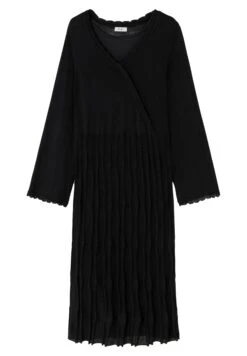 Sheego Vestido De Punto - Schwarz -Sheego Ventas 7ba6dcfc4db64860a428b6d83dcb819a