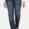 Sheego Lana - Vaqueros Bootcut - Dark Blue Denim