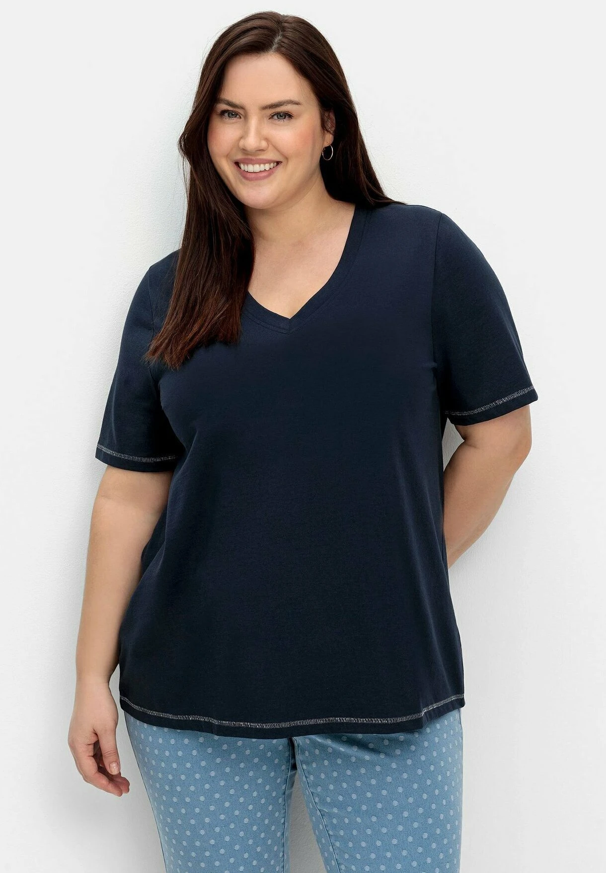 Sheego Camiseta Estampada - Nachtblau 3 Sheego Camiseta Estampada - Nachtblau - Imagen 3