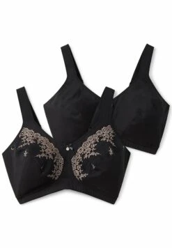 Sheego 2Er-Pack - Sujetador Balconette - Schwarz/Taupe -Sheego Ventas 7ee775c351c64d868ee628cd1daaaea5