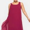 Sheego Vestido Informal - Himbeere