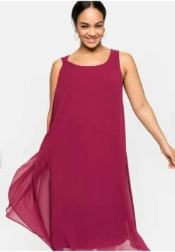 Sheego Vestido Informal - Himbeere