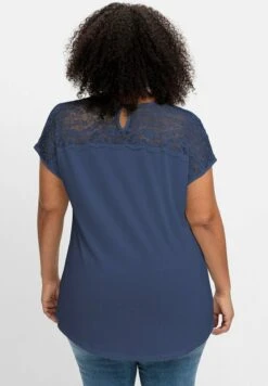 Sheego Camiseta Estampada - Indigo -Sheego Ventas 80979ceb11664cad9d00312f1c01a76b