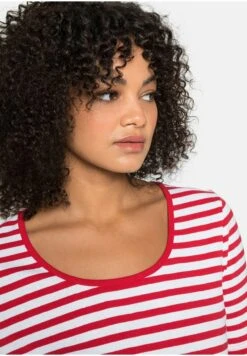 Sheego Camiseta Estampada - Mohnrot/ Weiß -Sheego Ventas 8217ca8116d1487ab23cab968c10abd0