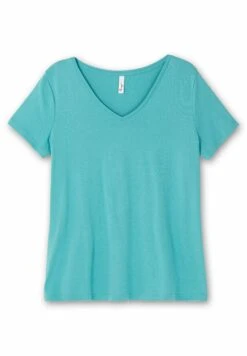Sheego Camiseta Básica - Aqua 9 Sheego Camiseta Básica - Aqua -Sheego Ventas 839abcc1570a444982673dc4e05c9aab
