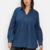 Sheego Blusa - Blue Denim