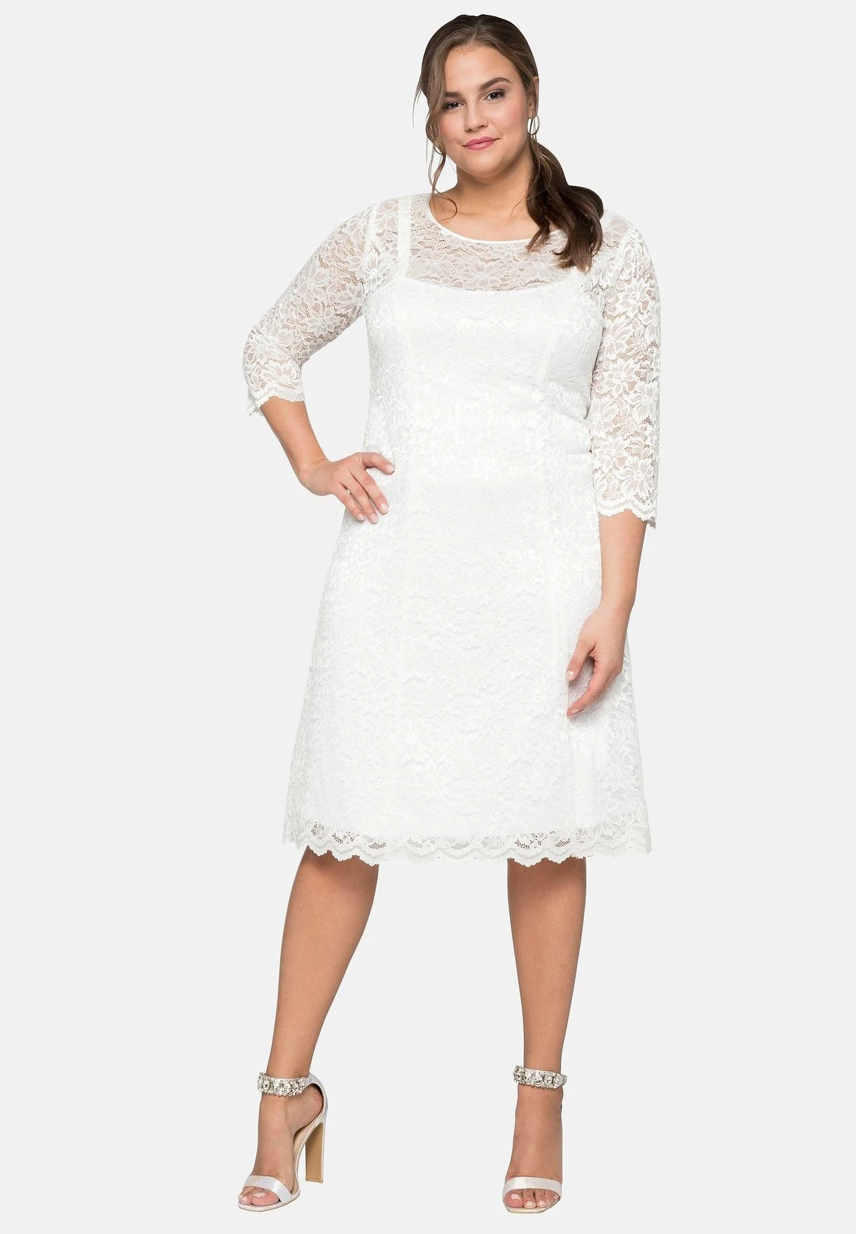 Sheego Vestido Informal - Off-White 2 Sheego Vestido Informal - Off-White - Imagen 2