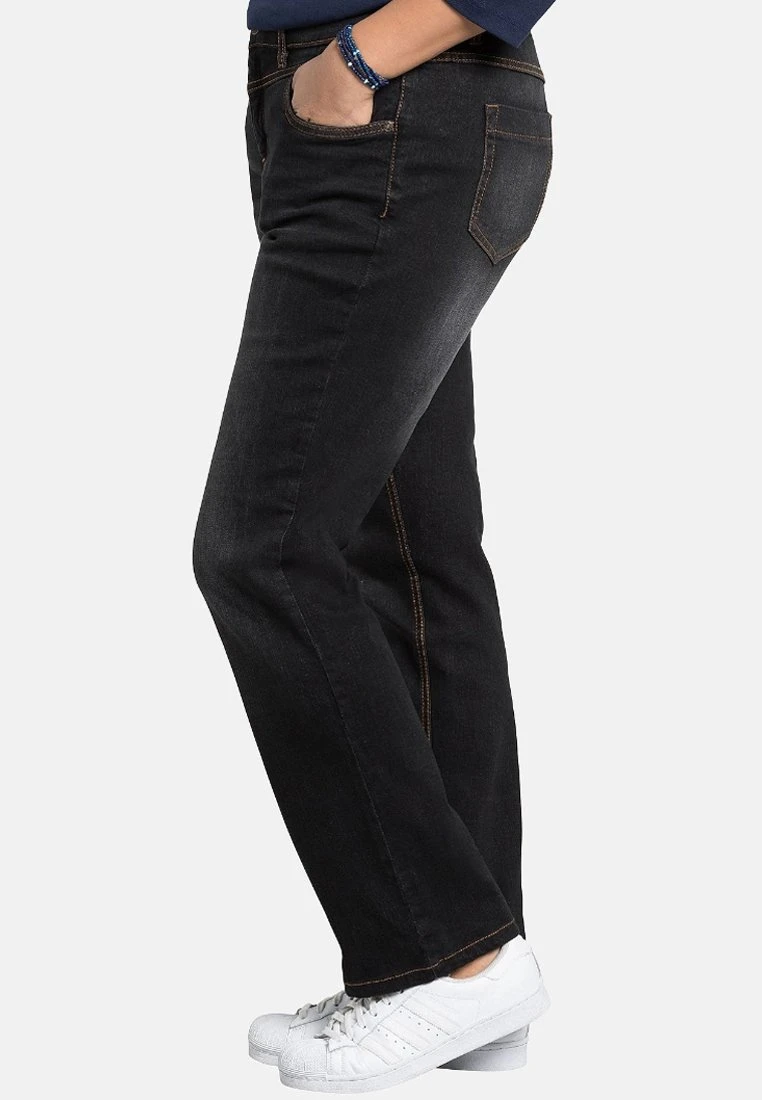 Sheego Lana - Vaqueros Bootcut - Black Denim 4 Sheego Lana - Vaqueros Bootcut - Black Denim - Imagen 4