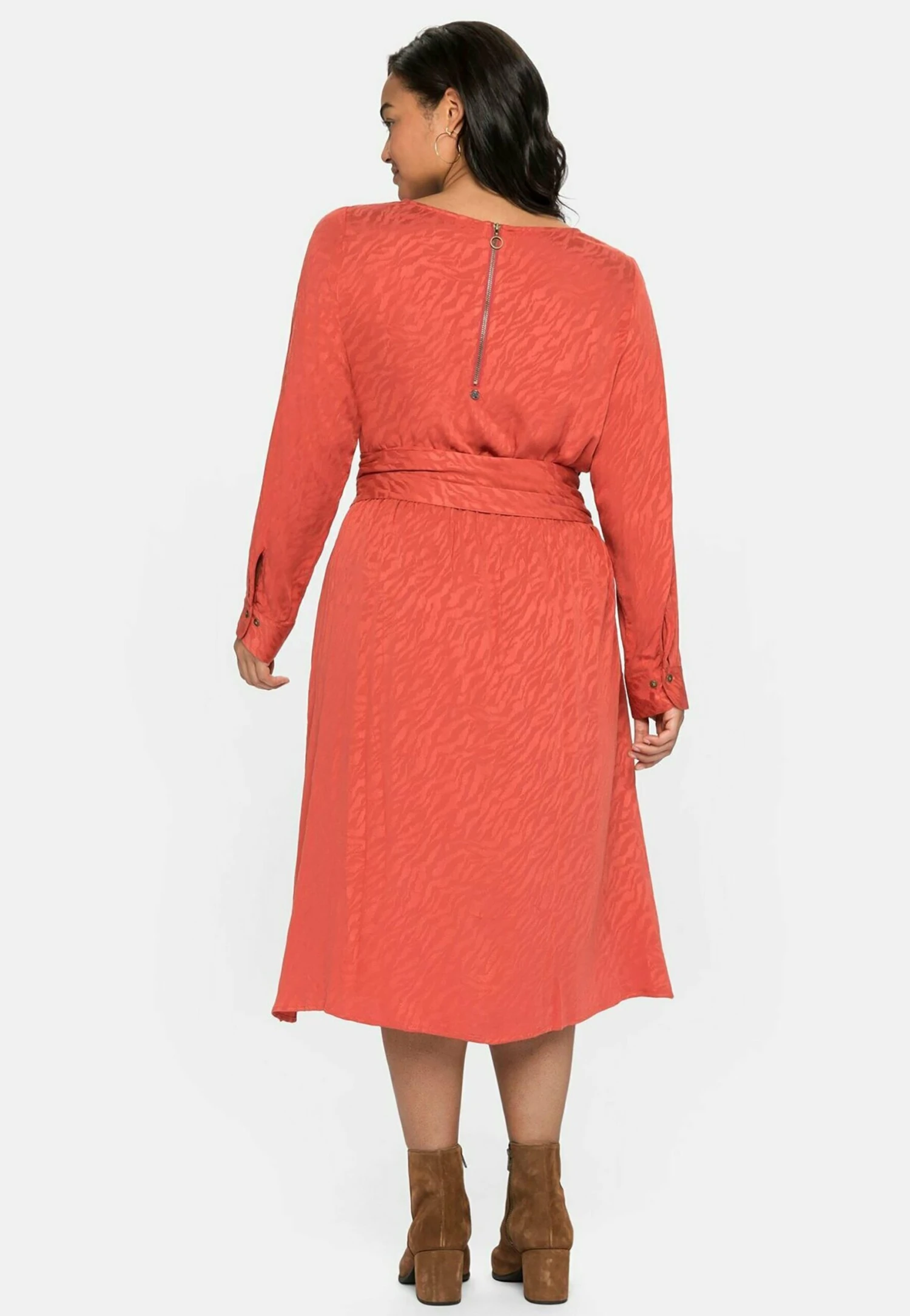 Sheego Vestido Informal - Rostrot 2 Sheego Vestido Informal - Rostrot - Imagen 2