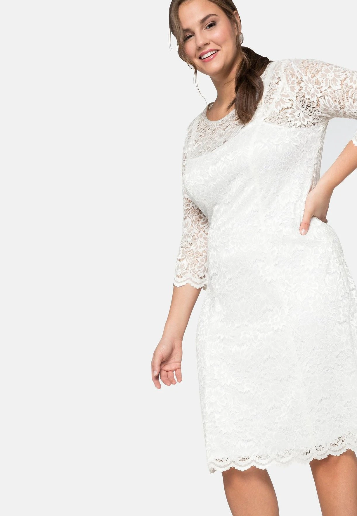 Sheego Vestido Informal - Off-White 4 Sheego Vestido Informal - Off-White - Imagen 4