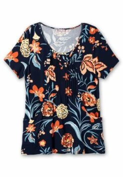 Sheego Camiseta Estampada - Marine Gemustert -Sheego Ventas 87084514d05c4654a86a89579c51d78a