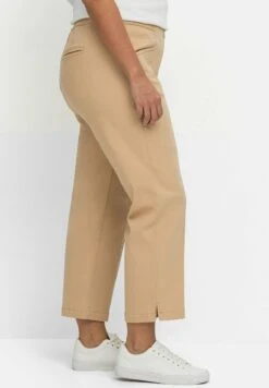 Sheego Twill - Pantalones - Beigefarben -Sheego Ventas 87fae0ab5a1a43de84920ff668612e4a
