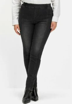 Sheego Vaqueros Slim Fit - Black Denim