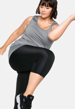 Sheego Top - Light Gray Mottled -Sheego Ventas 8d5047e28f5b4c8bb27d641cc6ba495c