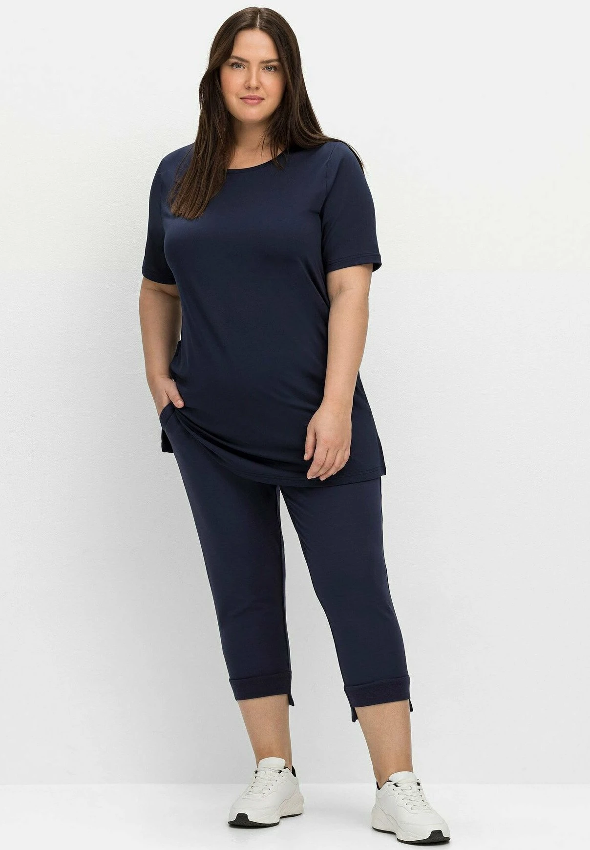 Sheego Funktions - Camiseta Básica - Marine 2 Sheego Funktions - Camiseta Básica - Marine - Imagen 2