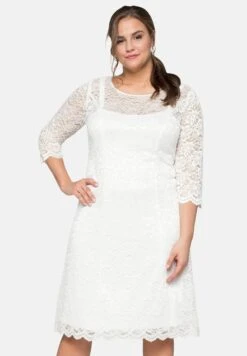 Sheego Vestido Informal - Off-White