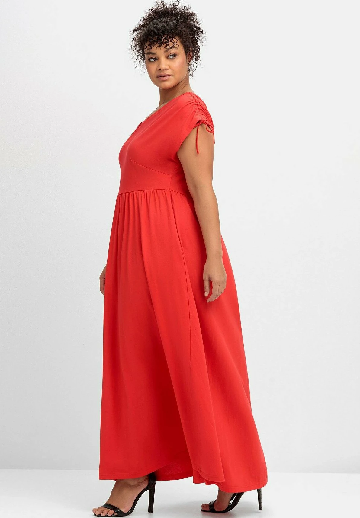 Sheego Vestido Largo - Rot 5 Sheego Vestido Largo - Rot - Imagen 5