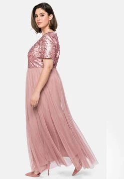 Sheego Maxi - Vestido De Fiesta - Hellmauve -Sheego Ventas 91d16f36dba34ae095a2a50481d808df