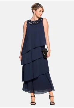 Sheego Vestido De Fiesta - Dark Blue