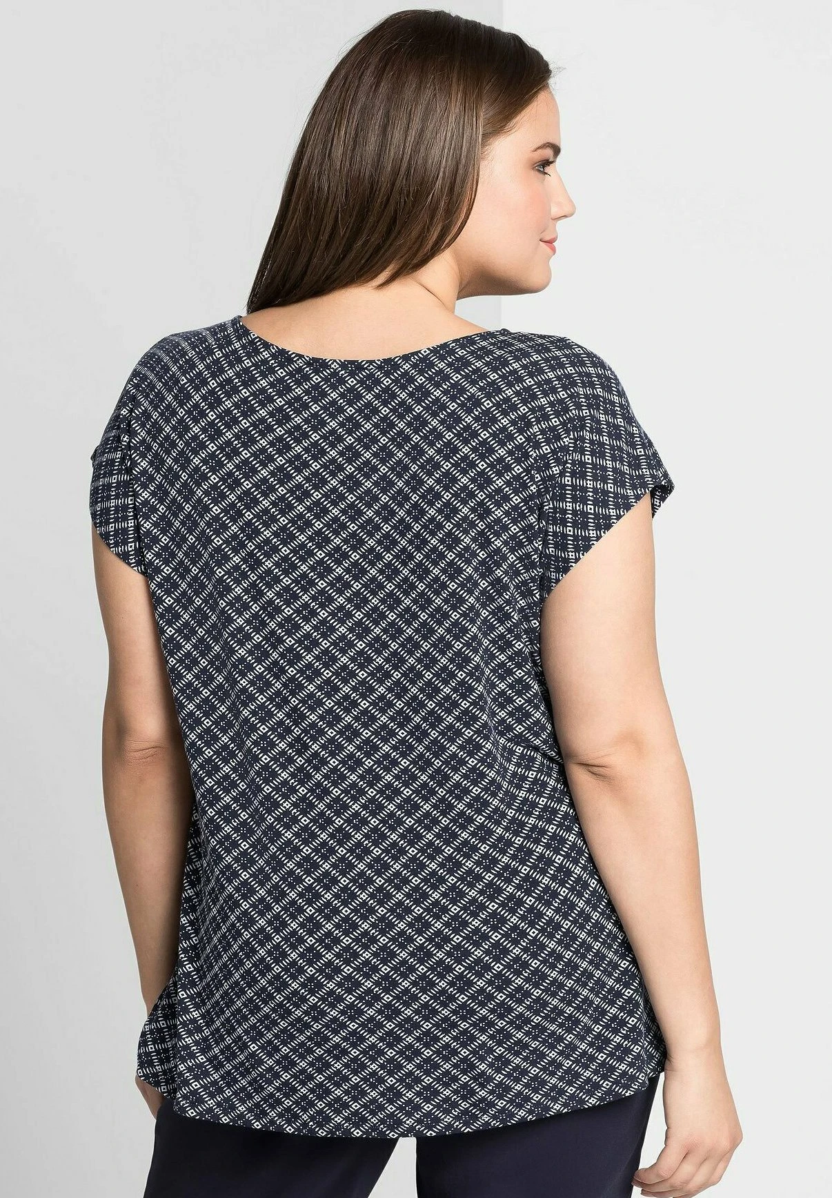 Sheego Blusa - Marine Bedruckt 3 Sheego Blusa - Marine Bedruckt - Imagen 3