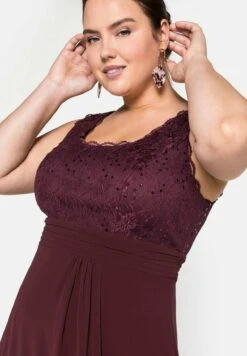 Sheego Vestido De Fiesta - Aubergine -Sheego Ventas a0c4c71a53e040169a45d54e12a07a7c