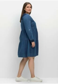 Sheego Vestido Vaquero - Blue Denim -Sheego Ventas a3358ef51bbf4ff098a63a961a0dd0f5