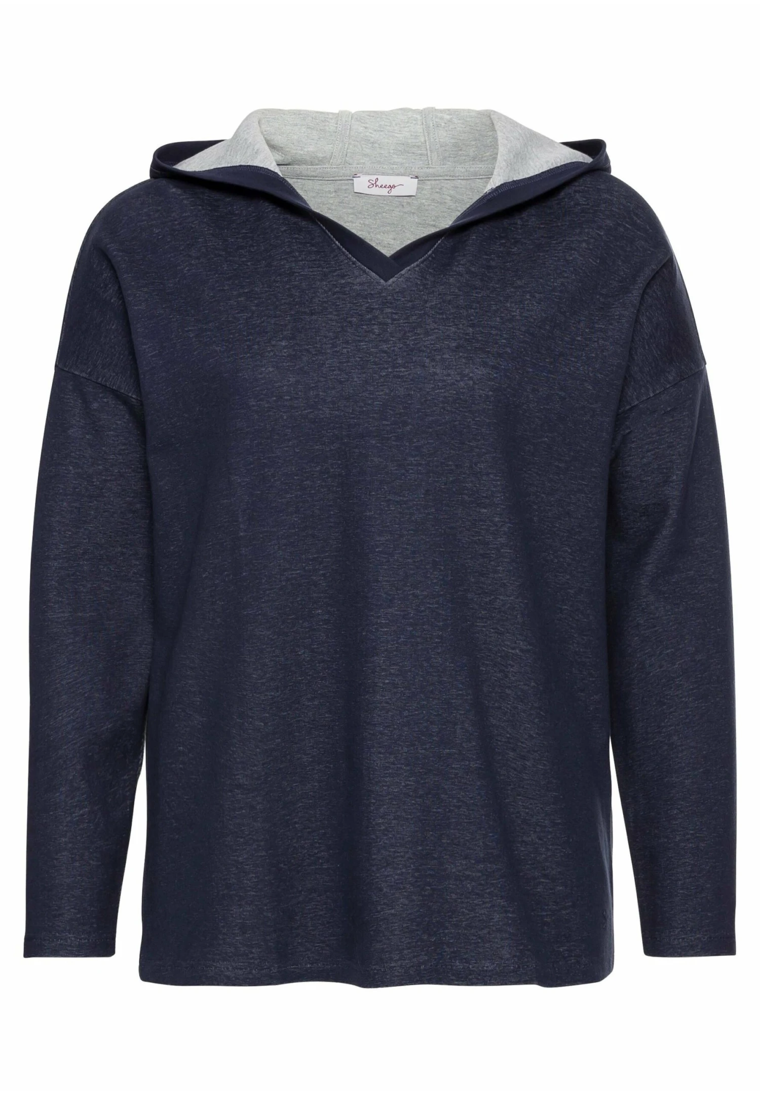 Sheego Jersey Con Capucha - Marine 4 Sheego Jersey Con Capucha - Marine - Imagen 4